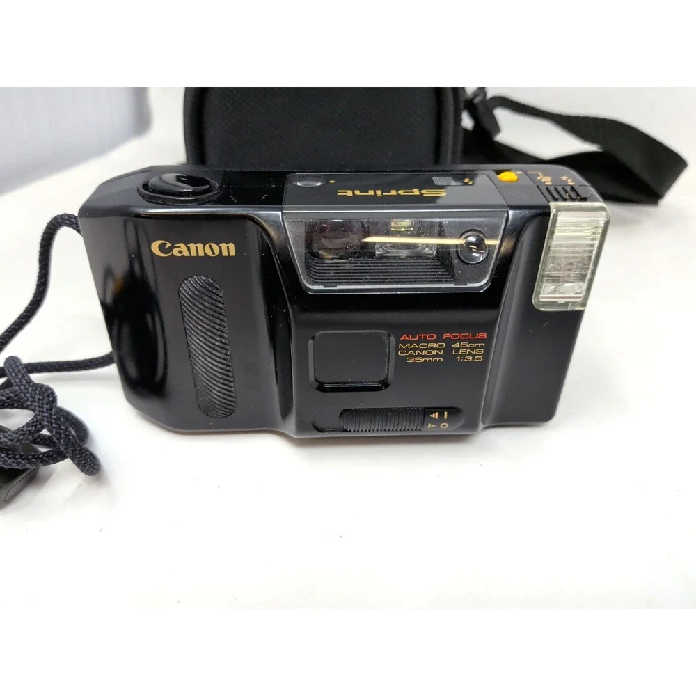 Canon Sprint (AF35J) - 35mm 3.5 Point Shoot Film Camera - Tested, Works